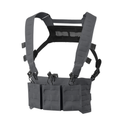 Vestă Tactică Helikon-Tex Curtiss Chest Rig Shadow Grey cu 3 Port-încărcătoare .308
