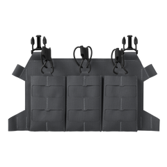 Panel Frontal Helikon-Tex Skeletonized Triple 223 Flap Gri Shadow