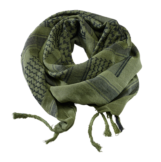 Esarfa Shemag Olive/Black Brandit - Adaptabilitate Tactica