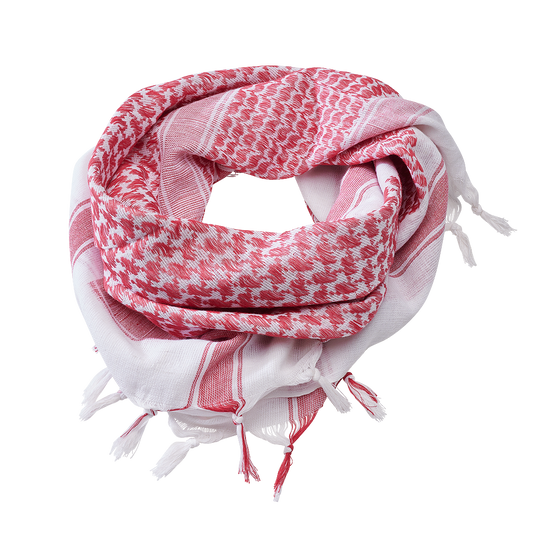 Esarfa Shemag Red/White Brandit - Versatilitate Tactică