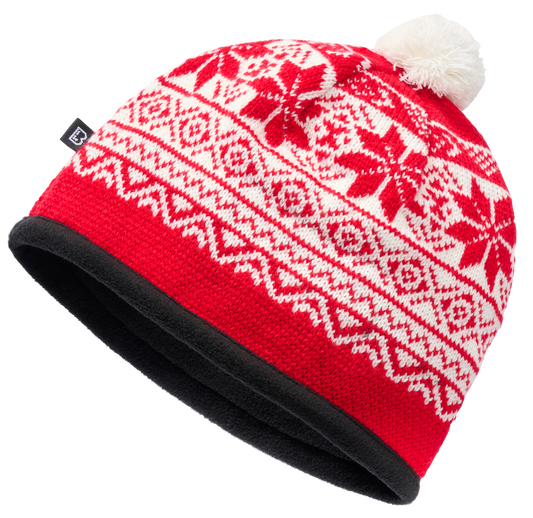 Caciula Snow Rosu Brandit - Stil Indraznet