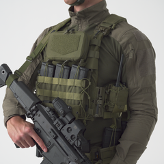 Panel Frontal Modular Helikon-Tex Guardian Flap Negru MOLLE