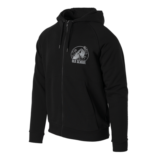 Bluză Full-zip Helikon-Tex Old School cu Glugă și Buzunare Laterale