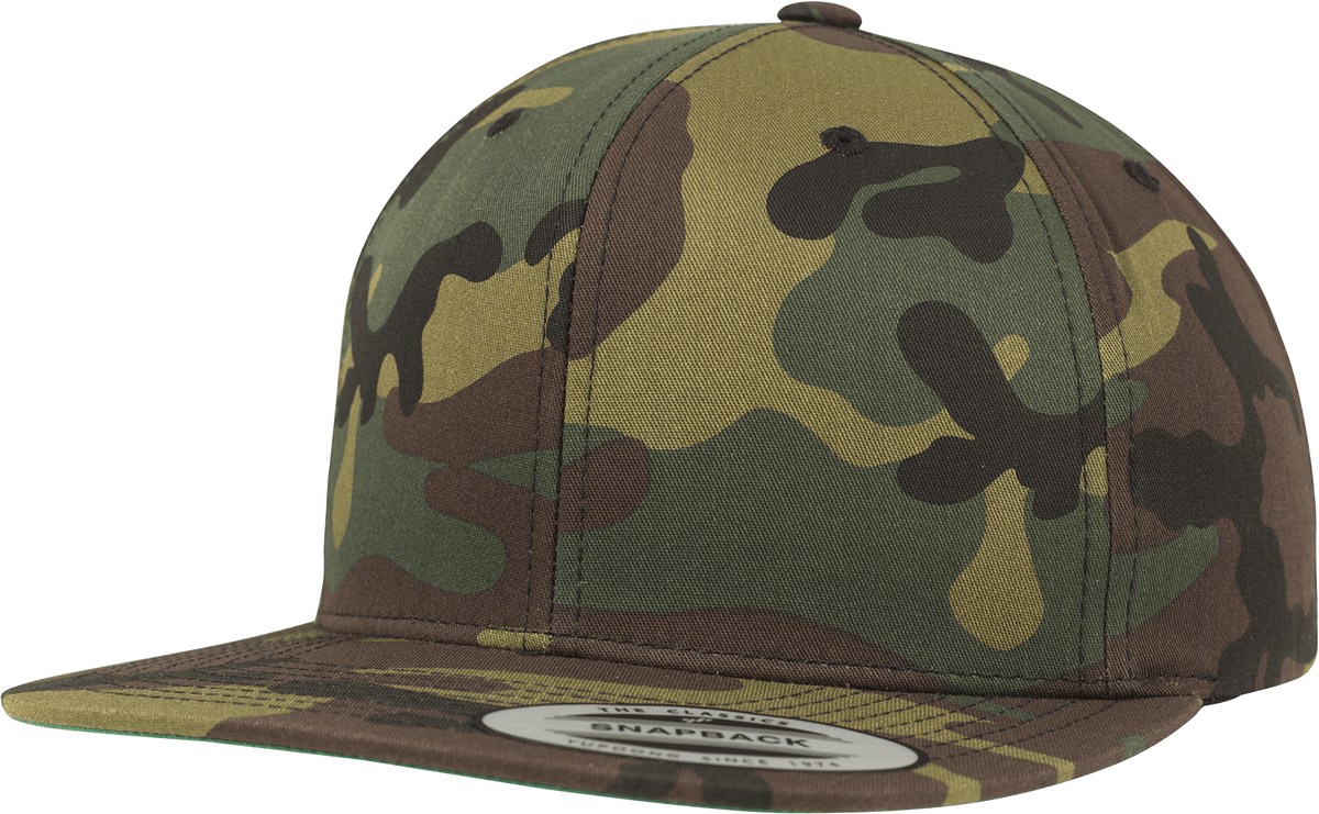 Sapca Brandid Classic Snapback Camo Woodland