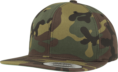 Sapca Brandid Classic Snapback Camo Woodland