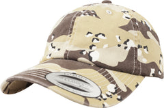 Sapca Low Profile Camo Washed 6-Color Desert Brandit - Stil Autentic