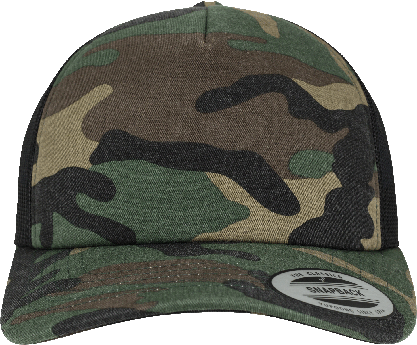 Sapca Camo Trucker Woodland/Black Brandit - Stil si Confort