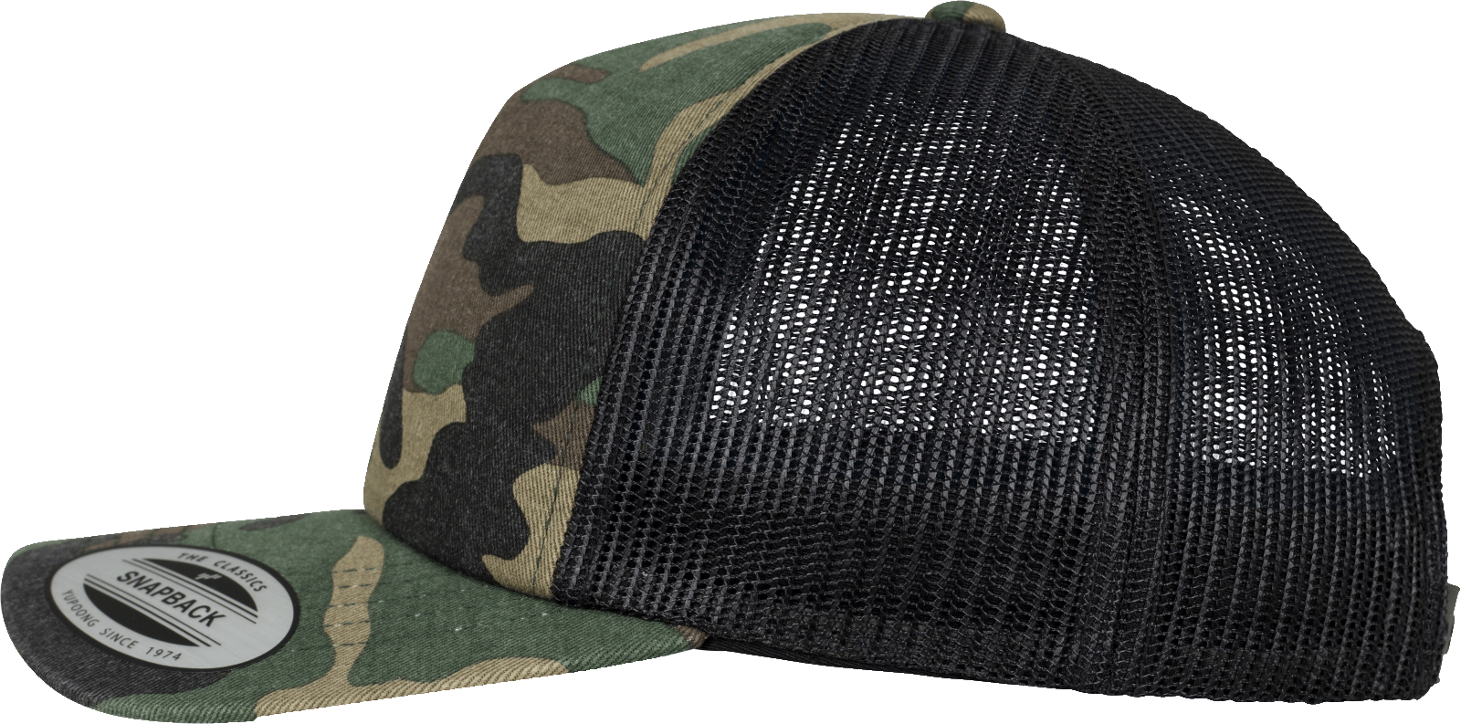 Sapca Camo Trucker Woodland/Black Brandit - Stil si Confort