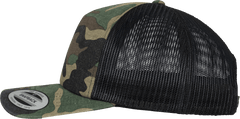 Sapca Camo Trucker Woodland/Black Brandit - Stil si Confort