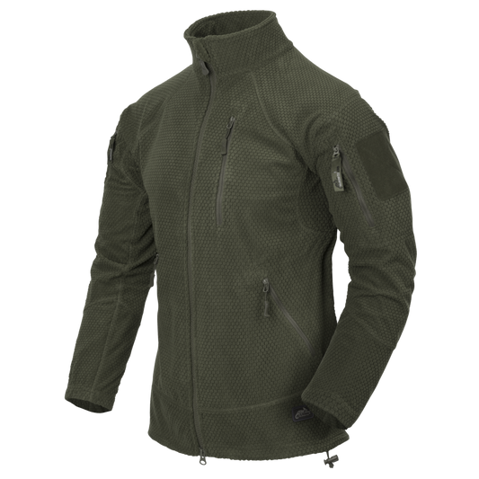 Bluză Fleece Helikon-Tex Grid Fleece Olive Green