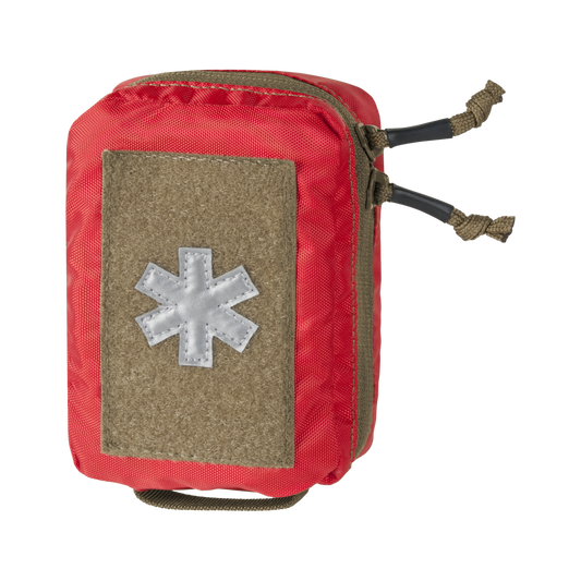 Pochetă medicală Helikon-Tex MINI MED KIT® Nylon roșu cu două compartimente