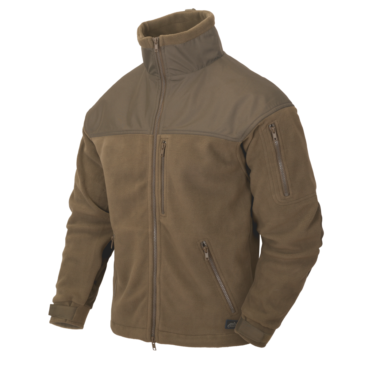 Bluză Fleece Helikon-Tex Classic Army Coyote cu întărituri
