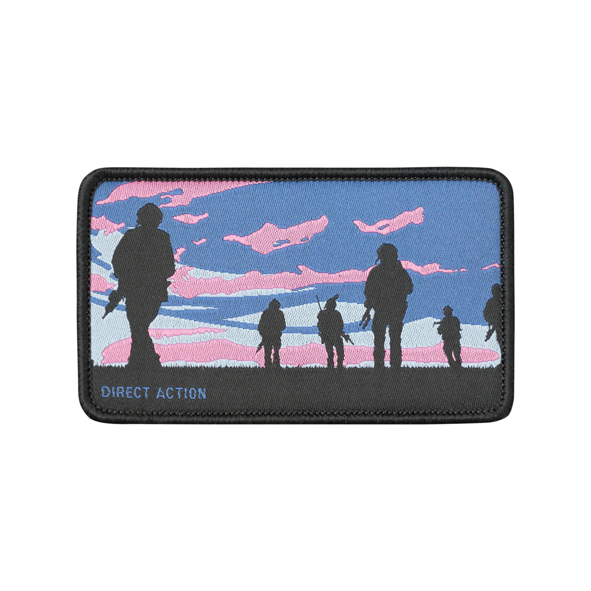 Patch Helikon-Tex Sunset Negru cu Velcro