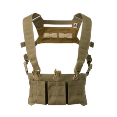 Vestă Tactică Helikon-Tex Curtiss Chest Rig Shadow Grey cu 3 Port-încărcătoare .308