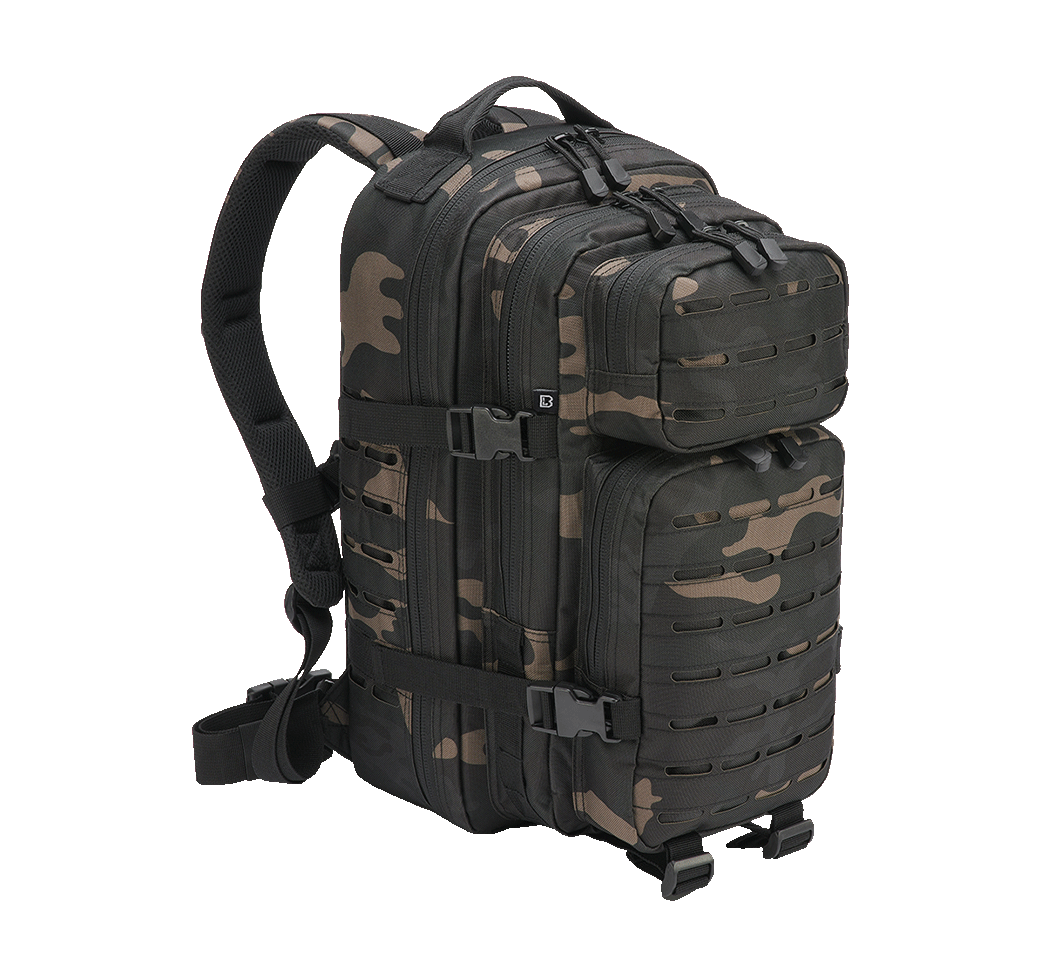 Rucsac US Cooper Lasercut Medium Dark Camo Brandit - Robust și Adaptabil