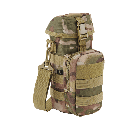 Suport Sticla Molle II Tactical Camo Brandit - Hidratare Esentiala