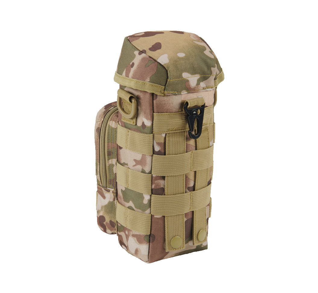Suport Sticla Molle II Tactical Camo Brandit - Hidratare Esentiala
