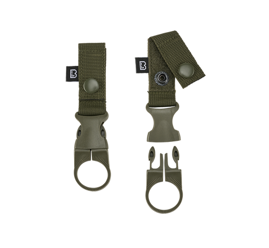 Curea and Molle Loop Bottle Holder 2 Pack Olive Brandit - Hidratare la Îndemână