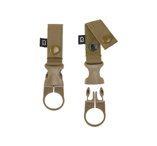 Curea and Molle Loop Bottle Holder 2 Pack Camel Brandit - Acces Rapid