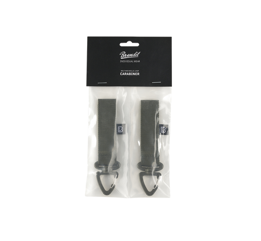 Curea and Molle Loop Carabiner 2 Pack Olive Brandit - Versatilitate Tactică