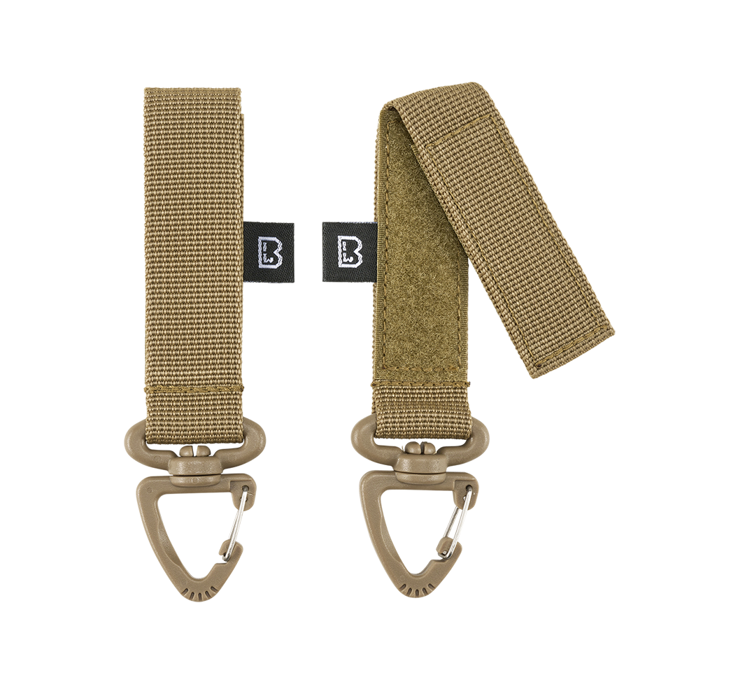 Curea and Molle Loop Carabiner 2 Pack Camel Brandit - Versatilitate Esentiala