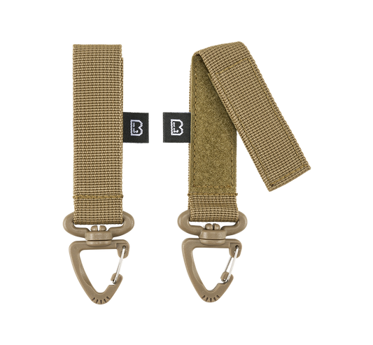 Curea and Molle Loop Carabiner 2 Pack Camel Brandit - Versatilitate Esentiala