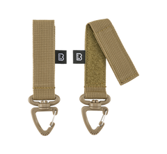 Curea and Molle Loop Carabiner 2 Pack Camel Brandit - Versatilitate Esentiala