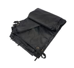 Prelata Premium 4mx3m Negru Brandit - Protectie Multifunctionala