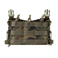 Panou Frontal Guardian Flap Helikon-Tex Woodland NIR – 3 Încărcătoare, MOLLE - poza 1