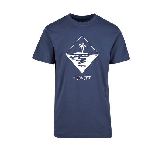 Tricou Forvert Morro Bay Vintage Blue Brandit - Confort Superior