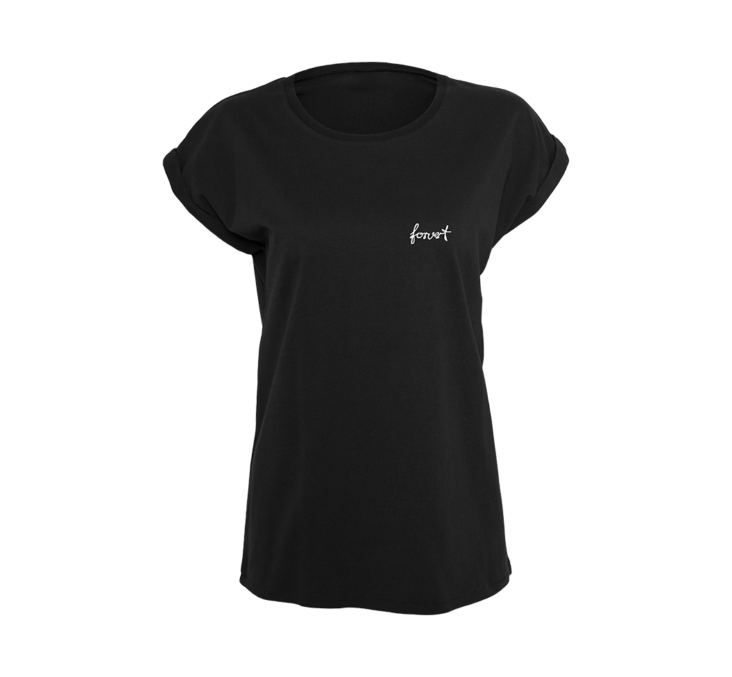 Tricou Dama Forvert Santa Maria Negru Dama Brandit - Stil Urban Relaxat