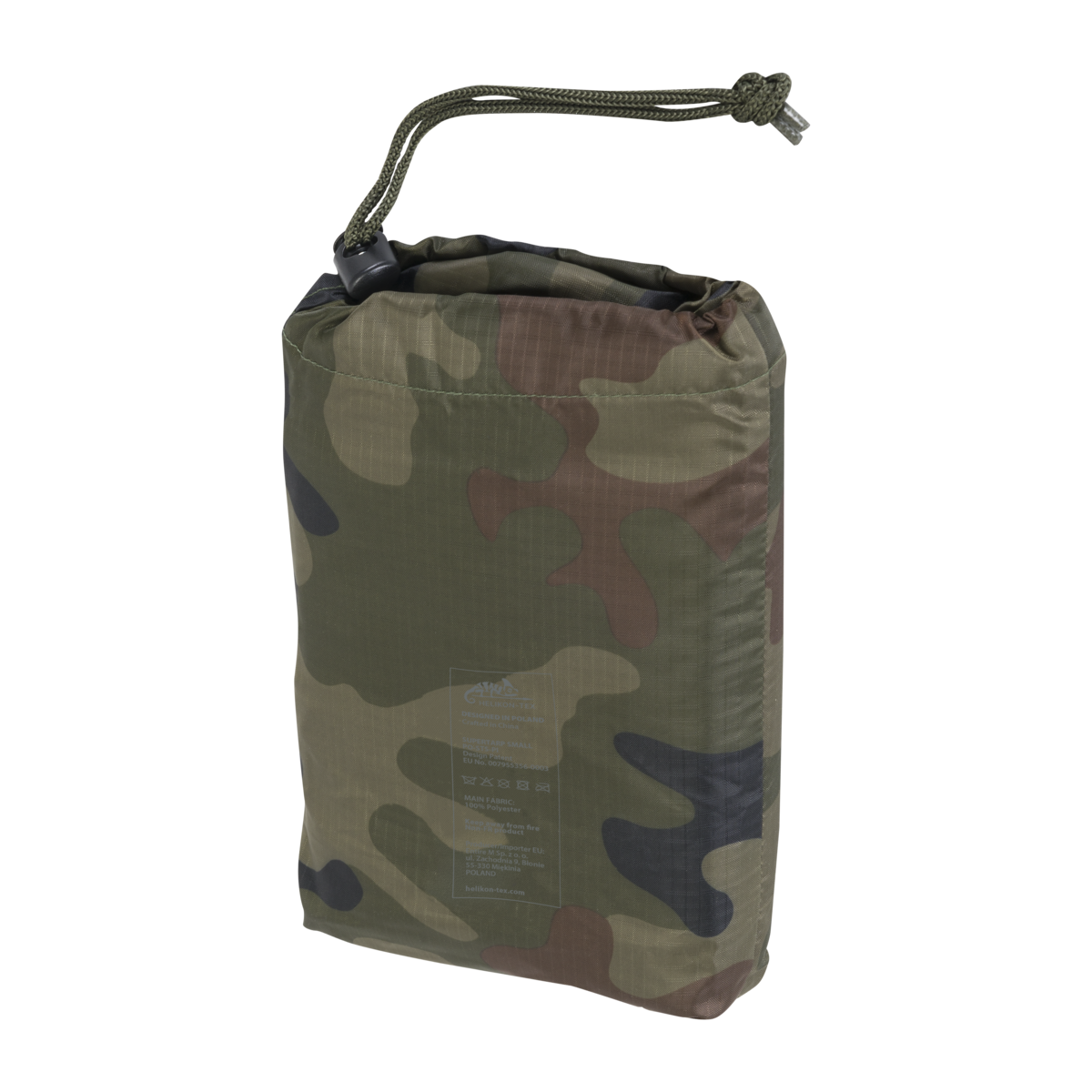 Prelată Small Helikon-Tex PL Woodland – 200 x 250 cm, 19 Puncte de Ancorare - poza 6