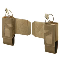 Set Suport Radio Helikon-Tex Skeletonized Comms Wings Coyote Brown Compatibil AR15