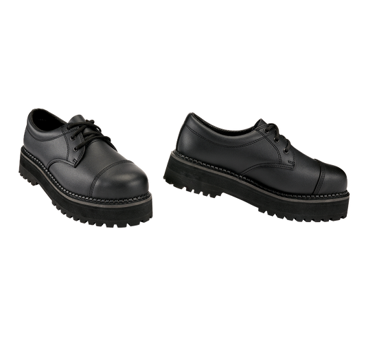 Pantofi Plateau Phantom 3 Eyelet Negru Brandit - Stil Urban Robust