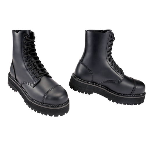 Bocanci Plateau Phantom 10 Eyelet Negru Brandit - Stil si Durabilitate