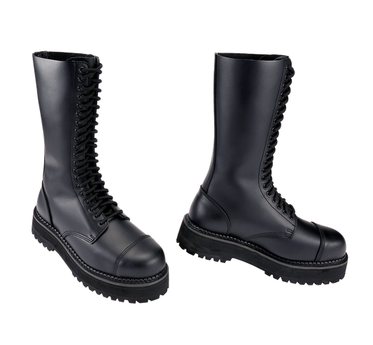 Bocanci Plateau Phantom 20 Eyelet Negru Brandit - Prezență Impunătoare