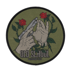 Patch Moral Helikon-Tex Old School Verde Brodat