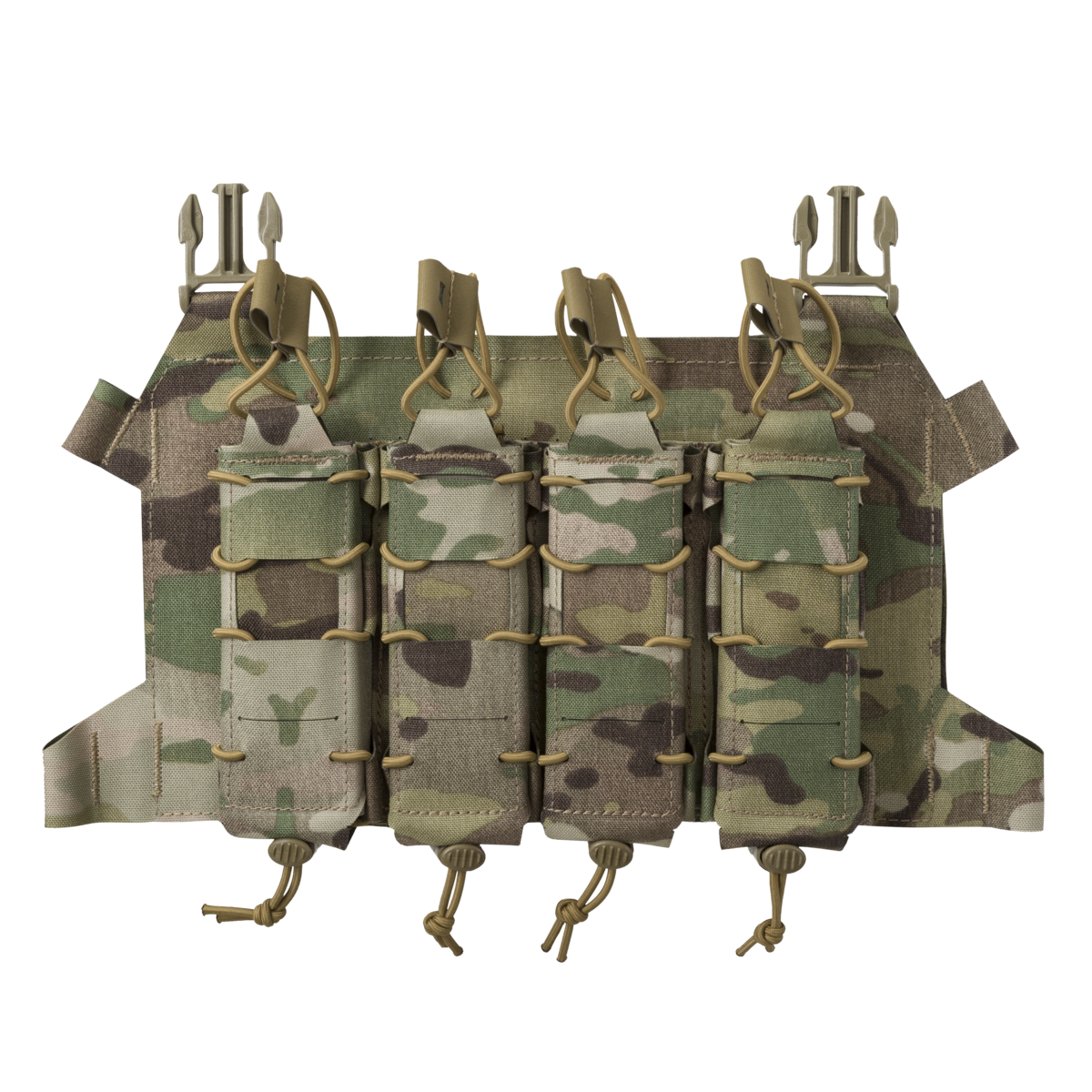 Panel pentru încărcătoare Helikon-Tex Skeletonized Quad SMG Flap MultiCam MOLLE/PALS