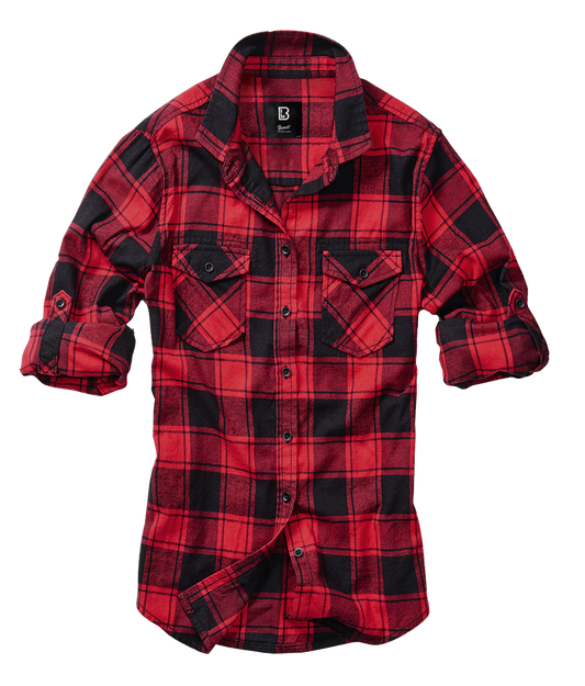 Camasa Flanela Amy Long Sleeve Red/Black Checkered Dama Brandit - Caldura si Stil Autentic