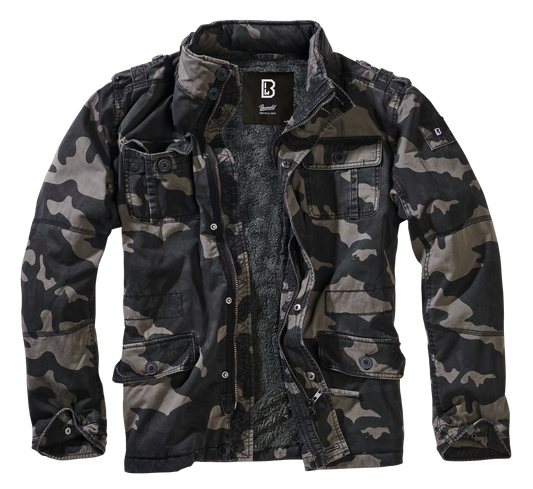 Geaca Britannia Winter Dark Camo Brandit - Caldura si Mobilitate