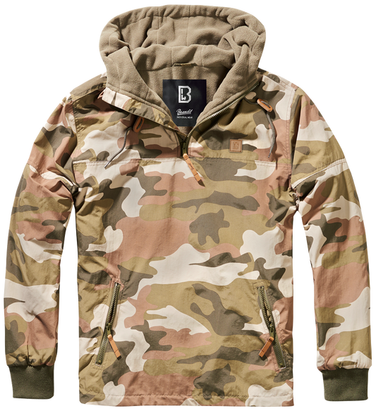 Geaca de Vant Luke Light Woodland Brandit - Protectie Usoara si Fiabila