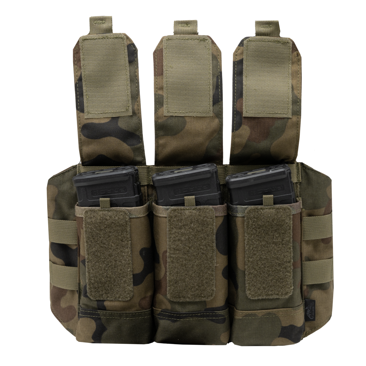 Chest Rig Chicom Helikon-Tex Woodland – Cordura 500D, 3 Buzunare Încărcătoare - poza 4