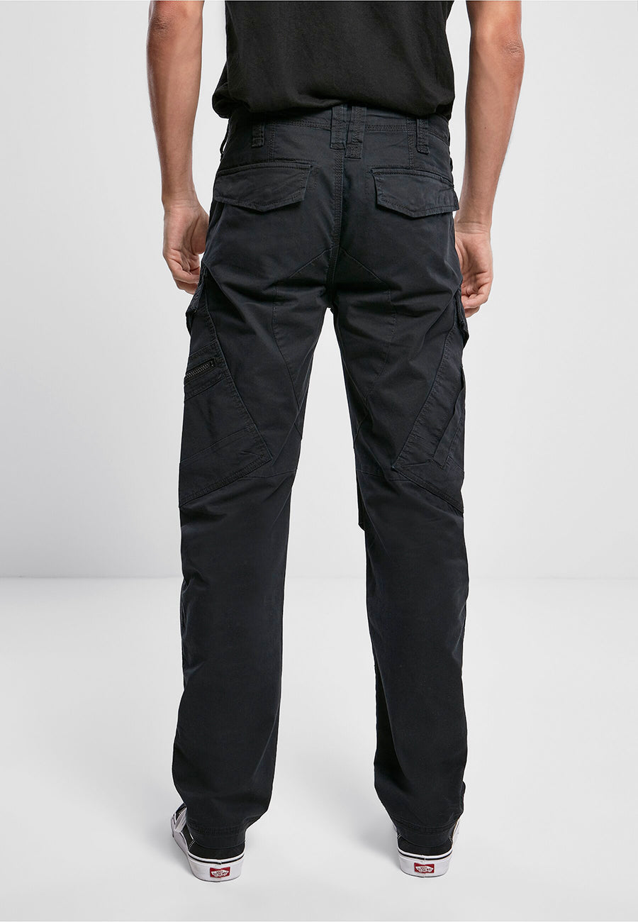 Pantaloni Adven Slim Fit Negru Brandit - Libertate de Miscare