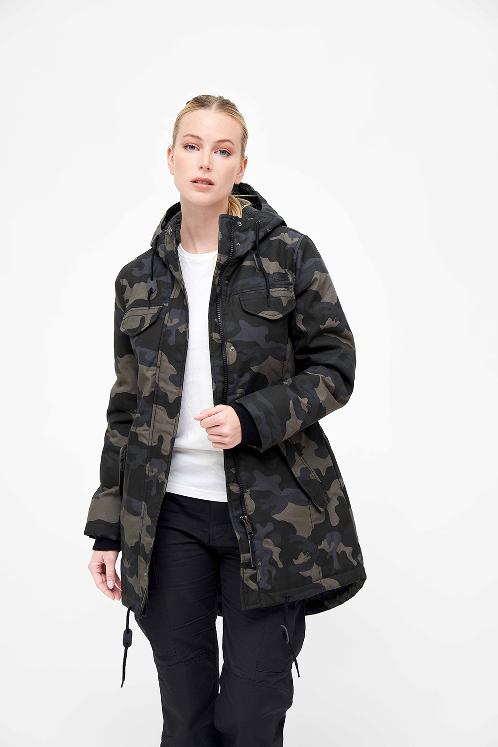 Parka Marsh Lake Dark Camo Dama Brandit - Caldura si Stil Activ