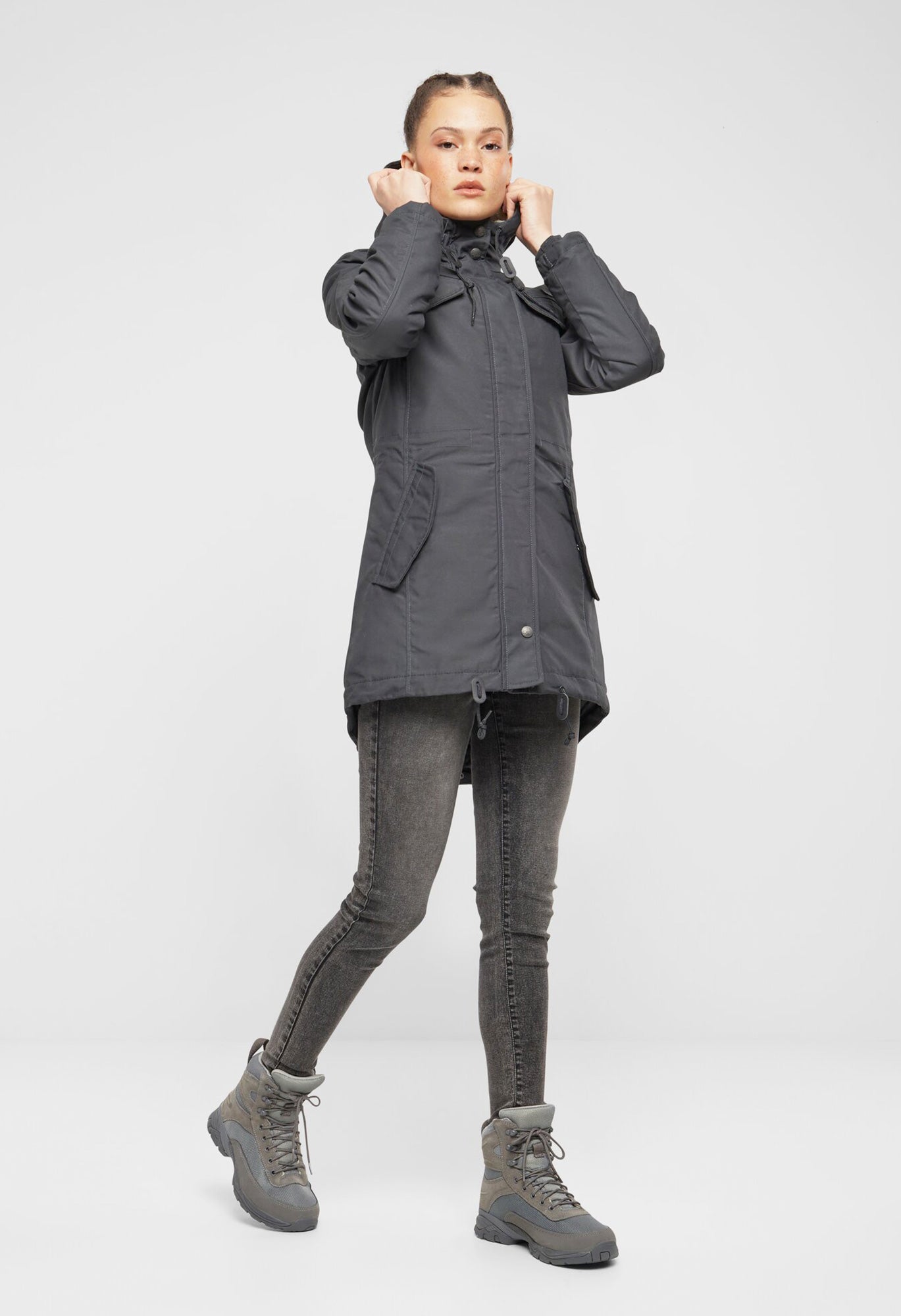 Parka Marsh Lake Anthracite Dama Brandit - Caldura Urbana si Tactica