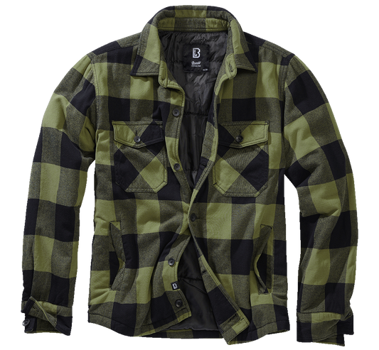 Camasa Lumber Black/Olive Gingham Brandit - Caldura si Stil Autentic