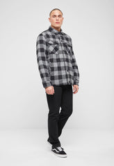 Camasa Lumber Black/Charcoal Brandit - Caldura si Stil Autentic