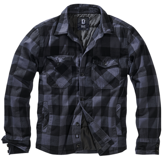 Camasa Lumber Black/Grey Checkered Brandit - Caldura si Stil Urban