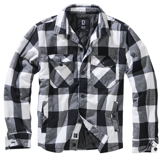 Camasa Lumber White/Black Checkered Brandit - Caldura Urbana Versatila