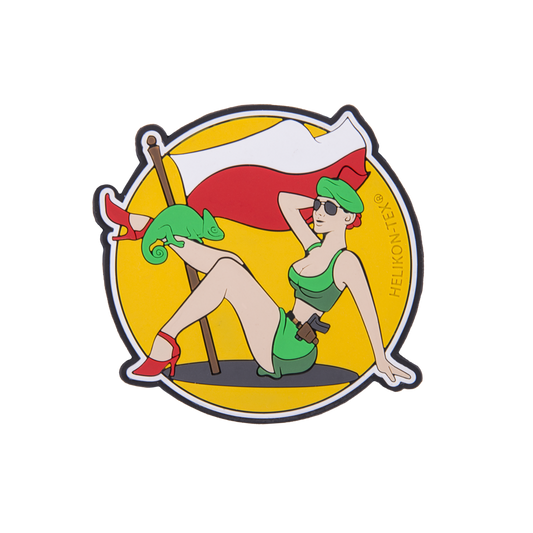 Patch PVC Helikon-Tex Polish Girl Galbenă